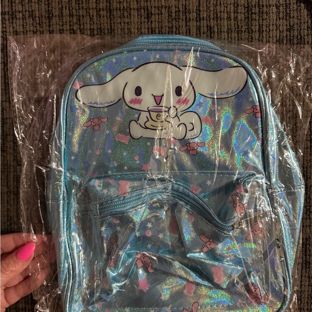 Holographic Cinnamoroll Mini Backpack